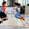 Partido de liga en A Raña entre Marín Futsal e Penya Esplugues