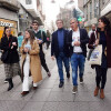 Paseo de Núñez Feijóo por Pontevedra na campaña das eleccións galegas do 18F