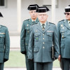 Toma de posesión de Simón Venzal como coronel de la Guardia Civil de Pontevedra