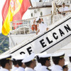 Llegada del Juan Sebastián de Elcano a Marín