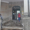 Oficina de Correos no primeiro día laborable de estado de alarma en Pontevedra