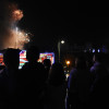 Tirada de fogos de artificio desde As Corbaceiras por A Peregrina 2016