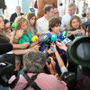 Soraya Sáenz de Santamaría fai campaña con un acto en Pontevedra para presidir el PP
