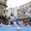 Exhibición de taekwondo na Praza da Peregrina
