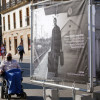 Inauguración de la exposición  'E se fose hoxe?' en la plaza de España