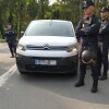 Presenza policial en Ence durante a cuarta xornada de folga do metal