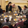 Almorzo de Rafa Domínguez e Alfonso Rueda con empresarios de Pontevedra