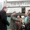 Obras para a creación do Centro social do Burgo en Pasarón. Encontro do alcalde cos representantes veciñais