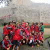 Visita de nenos do colexio San José ao castelo de Soutomaior