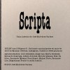 'Scripta', nova historia gráfica de José Malvárez Carleos