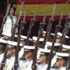 A ministra de Defensa Margarita Robles presidiu a Entrega de Despachos na Escola Naval de Marín
