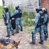 Operativo contra el tráfico de drogas en el poblado de O Vao