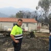 Daños producidos por los incendios en Ponte Caldelas