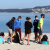 Pruebas de los socorristas de Marín en la playa de Mogor
