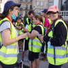 Peregrinos de Special Olympics recorren el Camino Portugués en Pontevedra