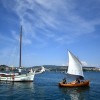 Concentración de embarcaciones tradicionales en la Festa do Mar