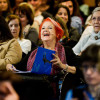 Rosa María Calaf entre el público en el encuentro de 'As mulleres que opinan son perigosas' 2023