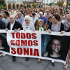 Manifestación en recuerdo de Sonia Iglesias por el quinto aniversario de su desaparición