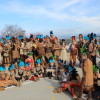 Los escolares del CEIP de Marcón se disfrazan de indios