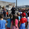 Visita de escolares del barco Irmáns García Nodal 
