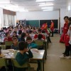 Actividade de contaxe de hidratos no comedor escolar de Campolongo