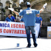 Protesta de traballadores da subcontrata de Telefónica-Movistar