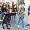 Recepción a los alumnos de cinco países europeos que trabajan sobre la emigración