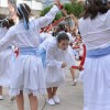 Procesión de San Miguel y Danza de las Espadas en Marín