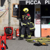 Intervención dos Bombeiros de Pontevedra en Marqués de Riestra