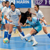 Partido de liga entre Marín Futsal y Alcantarilla en A Raña