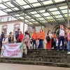 Protesta de personal de los PAC en la entrada del Hospital Provincial