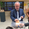 Guillermo Meijón, votando en el Archivo Provincial en las elecciones generales del 28A