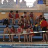 Participantes en el Campeonato Gallego Infantil de natación en Ponte Muíños