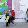 Inauguración del mural 'Mulleres de Pontevedra na historia'