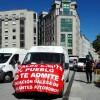 Protesta de los vendedores ambulantes de Pontevedra