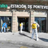 Despregamento militar da UME en Pontevedra polo coronavirus