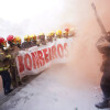 Protesta dos bombeiros dos parques comarcais