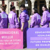 'Mancha violeta' de alumnas dos centros de FP IES Montecelo, CIFP A Xunqueira e CIFP Carlos Oroza