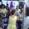 Maica Larriba, subdelegada del Gobierno, en el Punto Morado en la Festa do Albariño