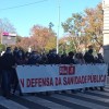 Manifestación en Santiago de Compostela en defensa da Sanidade Pública