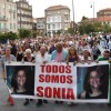 Manifestación polo sétimo aniversario da desaparición de Sonia Iglesias