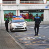 Axentes da Policía Local de Pontevedra durante o estado de alarma