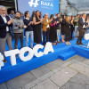 Rafa Domínguez presenta o seu proxecto para Pontevedra na praza do Teucro