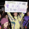 Manifestación polas rúas de Pontevedra con motivo do 25-N