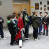 Visita de escolares do colexio Espedregada de Raxó á Comandancia da Garda Civil