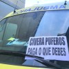 Concentración del personal de Ambulancias Civera en el Hospital Montecelo