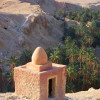 Mausoleo preto do oasis de Chebika