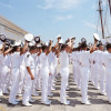 Llegada del buque Juan Sebastián Elcano a la Escuela Naval de Marín