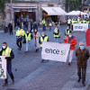 Protesta convocada por CCOO en apoio a Ramiro Cerdeira e para pedir a adscrición de Ence ao Porto de Marín