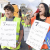 Marcha veciñal en Campañó contra o proxecto da variante de Alba